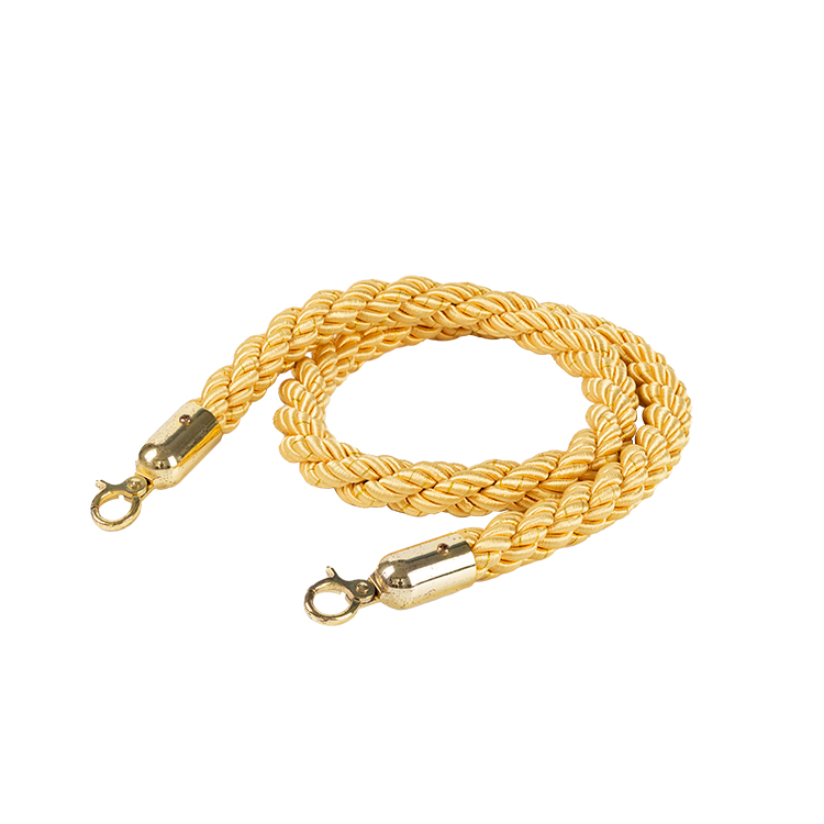 Custom 1500m Crowd Control Multicolor Barrier Braided Twisted Rope For Bank Airport Queue Stanchions Barrier Rope
