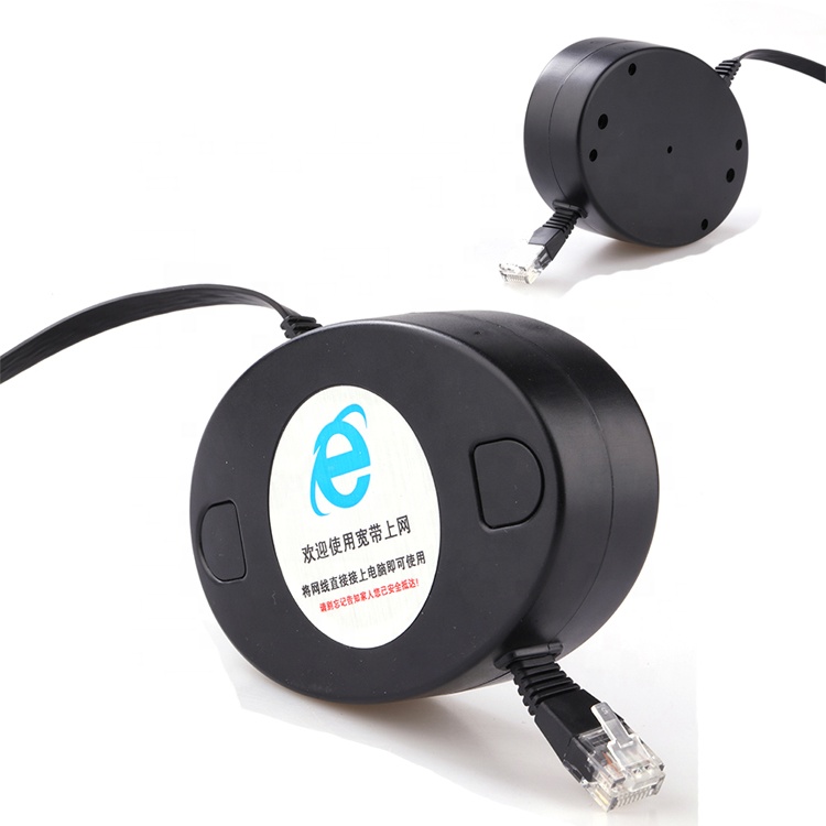 Wholesale Price Portable Black Power Extension Cord Reel High Quality Spring Operated Cable Reels