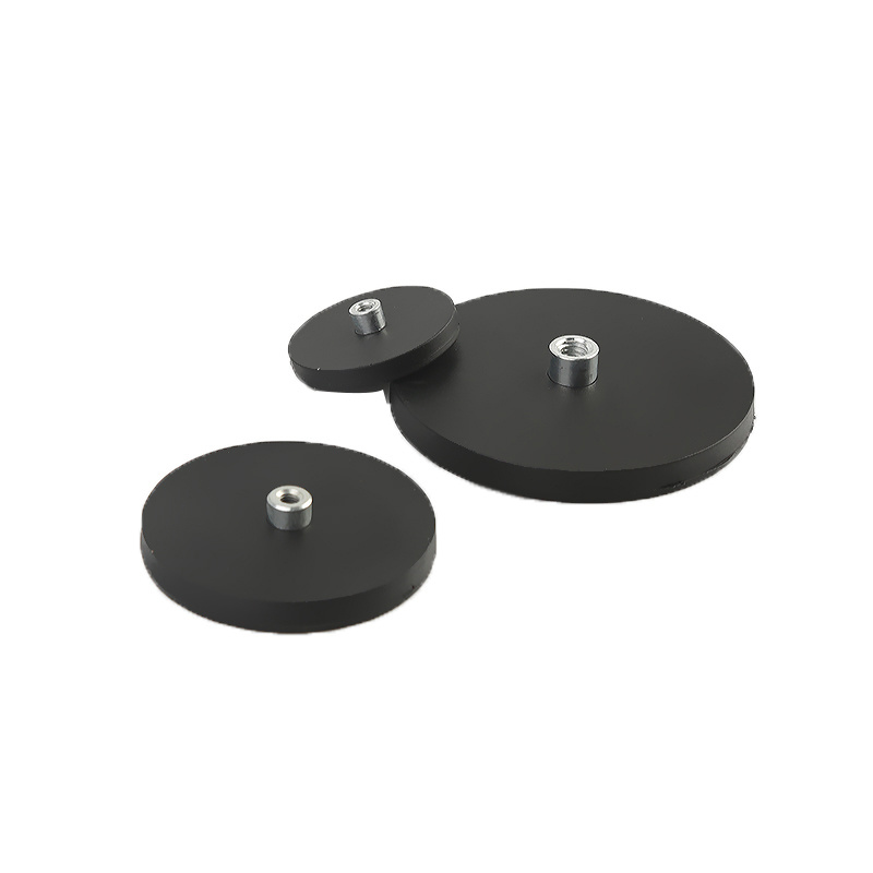 Neodymium Rubber Pot Magnet