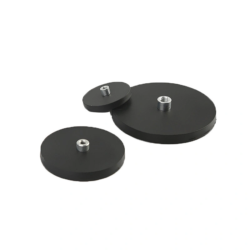 Neodymium Rubber Pot Magnet