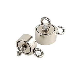 Double sided fishing magnet