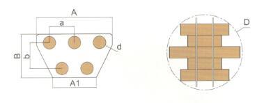 5 bars hopper magnet