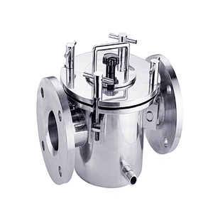 Inline liquid magnetic separator