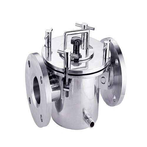 Inline liquid magnetic separator