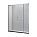 Low Price Aluminum Section Shower Enclosure 4 Panel Glass Shower Door