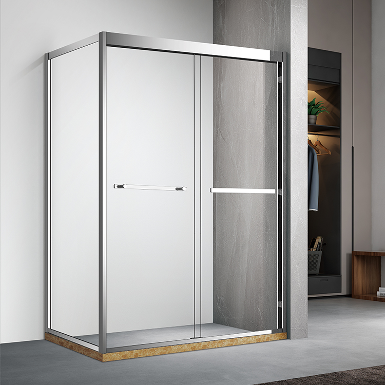 High Quality Stainless Steel 8mm Modern Shower Enclosure American Hotel Luxury Sliding Shower Door Cabin