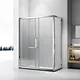 Modern economical sliding shower door cubicle
