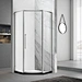 corner diamond shower cabin