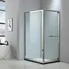 Factory price square foldable door  tempering glass shower enclosure