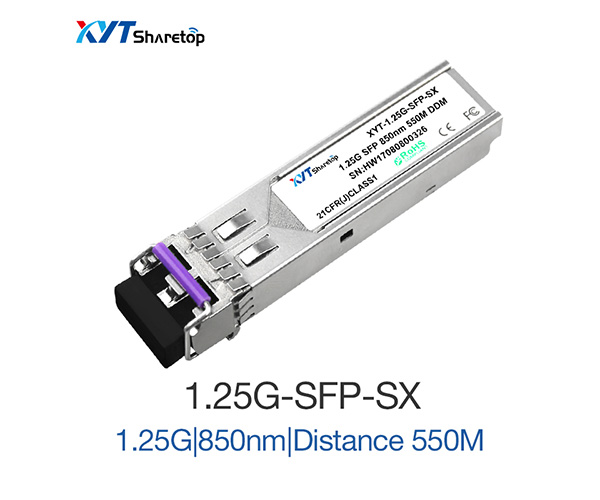 1.25G optic transceiver SFP 550M