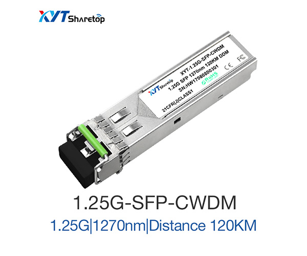 1.25G 120KM SFP BIDI CWDM