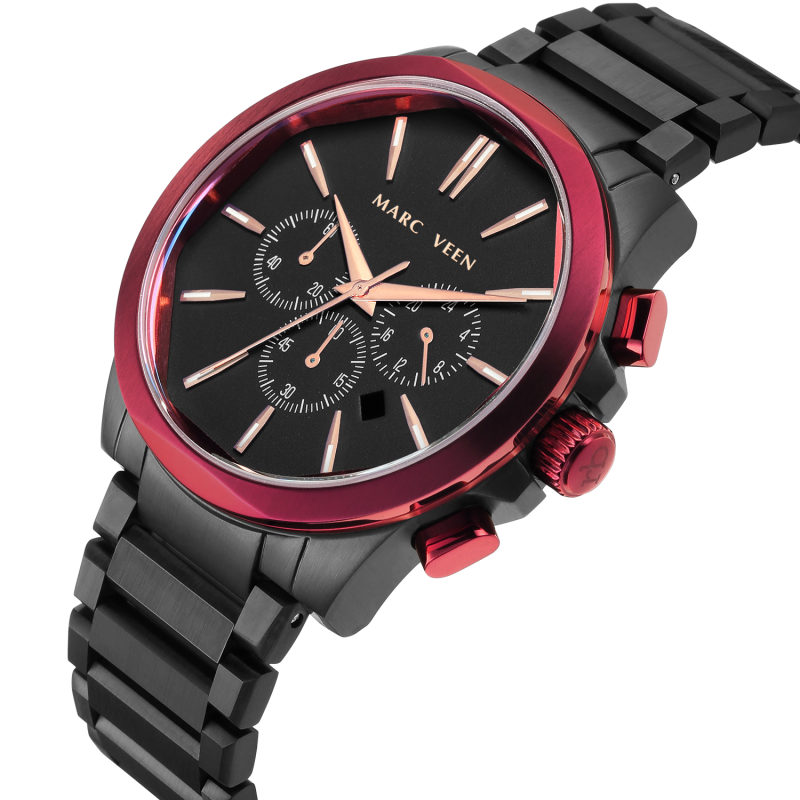 oversized bryn gold tone watch