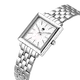 square stainless steel watch