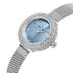 three hand stainless steel watch