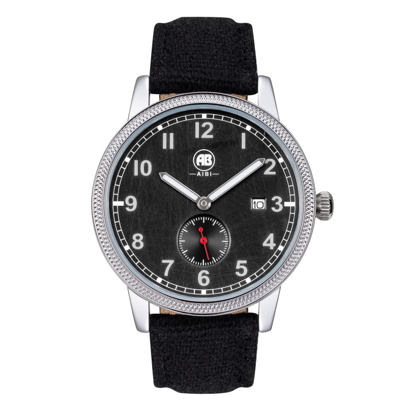 oversized raquel silver tone watch