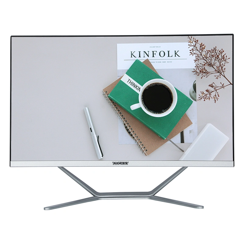 IPS Curve Ultra Thin Computer All in One Настольный компьютер Офисные домашние игры Компьютер Полный набор заводских прямых продаж Все в одном компьютере