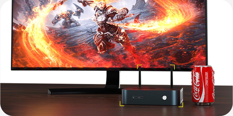 Mini PC with windows 10 in office and home