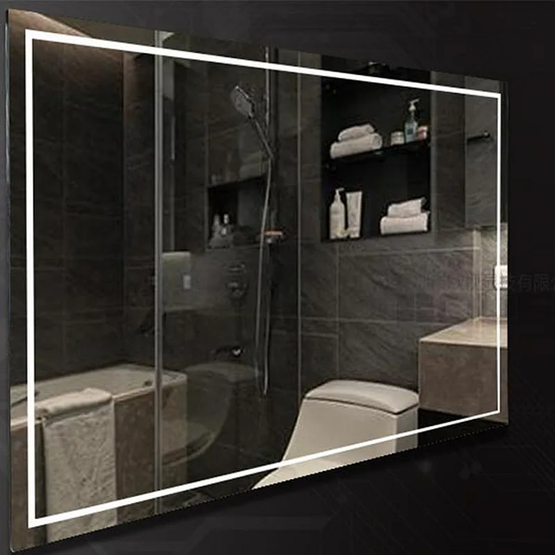 OEM ODM Wall mounted mirror advertising displayer light mirror