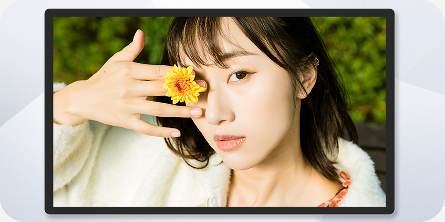 Cloud Disk Wall-Mounted touch Advertising Displayer