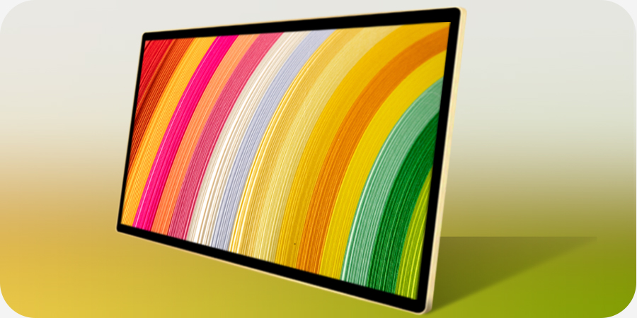Cloud Disk Wall-Mounted touch Advertising Displayer