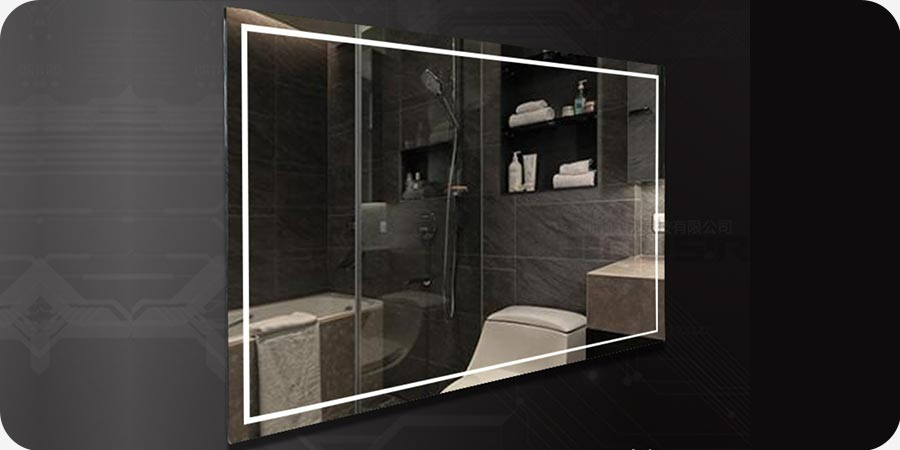 OEM ODM Wall mounted and Floor stand mirror advertising displayer light mirror