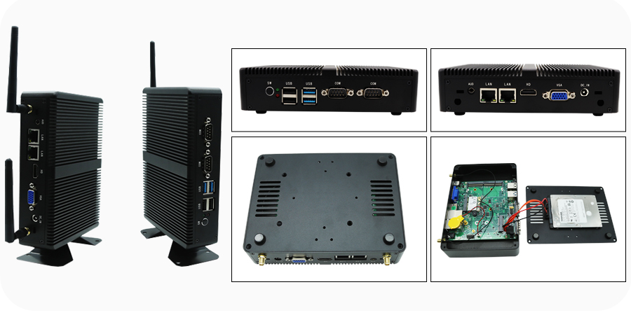 Dell Mini PC toda caja de aluminio para industrial