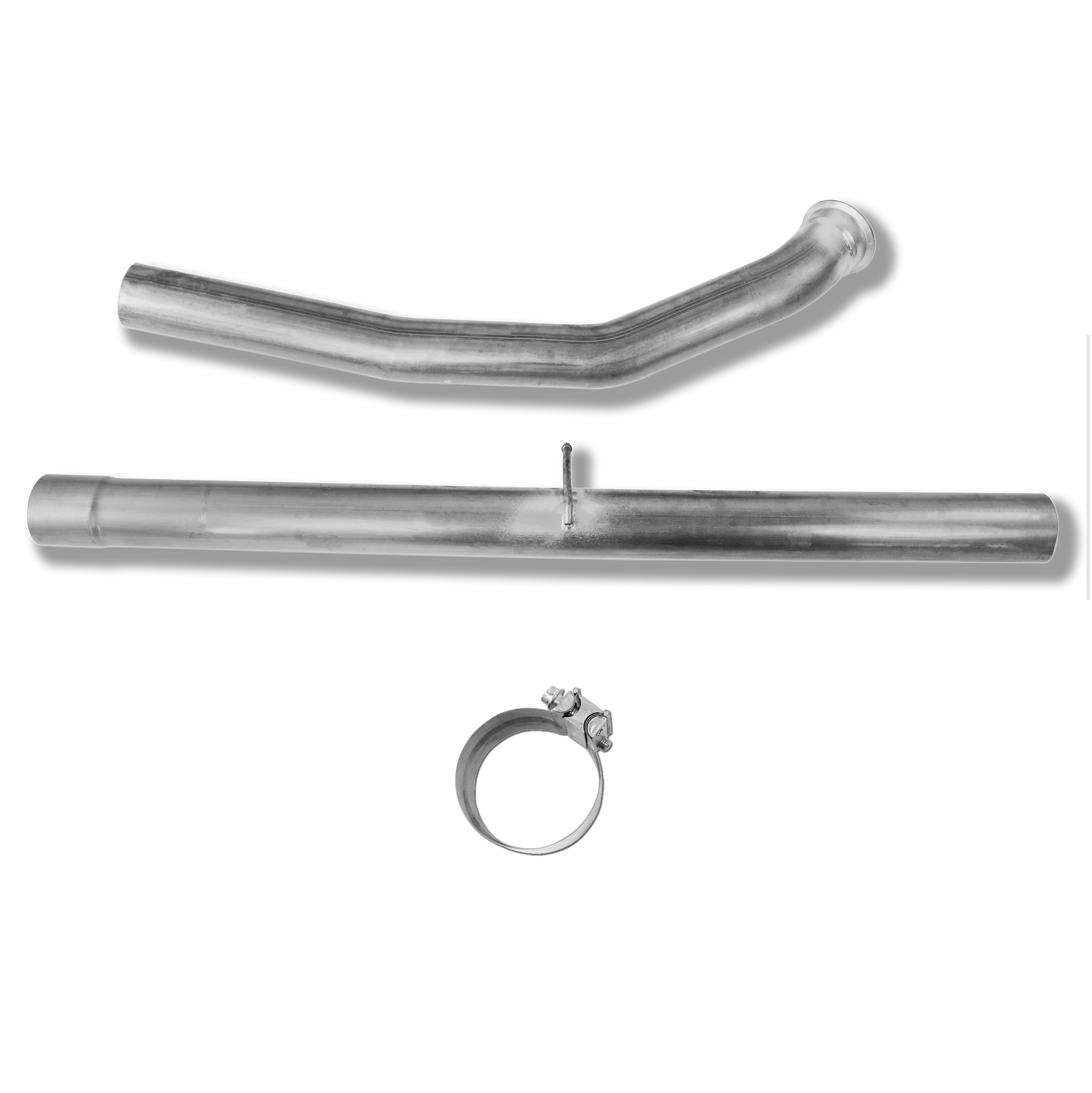 4 Inch 409 SS DPF Delete Kit Exhaust Pipe For 2007.5-2012 Cummins 4 CAT and DPF Delete FLO-835NB