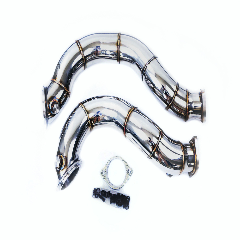 3" GEGOSSENE EDELSTAHL-FALLROHRE FÜR V2 N54 2010+ E89 BMW Z4 35I / 35IS