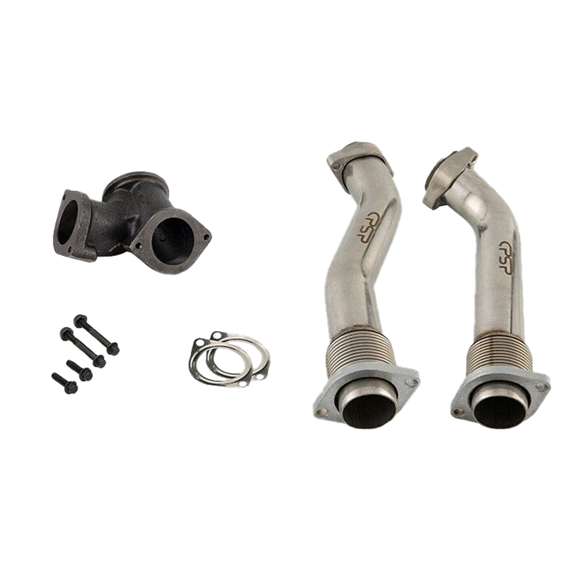 Turbocharged diesel engine exhaust pipes and gaskets for 1999-2003 Ford 7.3L Power stroke