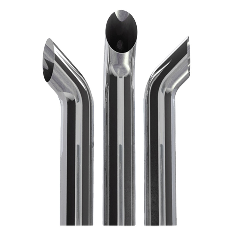 Aftermarket 7-Zoll-Auspuff West Coast Curved Stack für Diesel-LKW