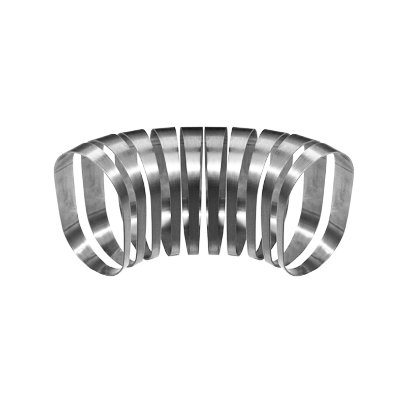 Custom Vertical Oval 90 Degree Pie Cut Pipe Kit - 10 pcs Stainless Steel 304