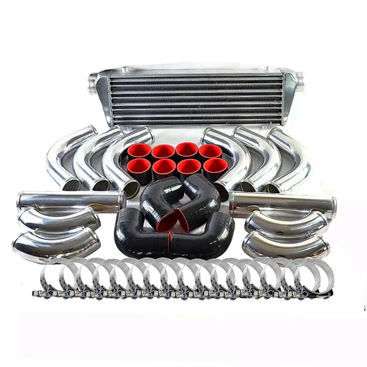 Universal 3" 4" 5" Aluminum Turbo Intercooler Piping Kit for Car Intake System