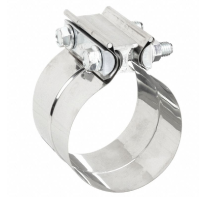 Lap Jointing Exhaust Pipe Band Clamp, Universal  4" SS409 Stainless Steel Clamp Joint