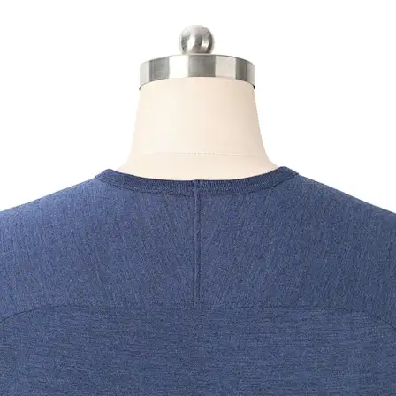 the back of the Merino Wool Sweatshirt