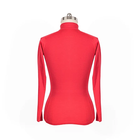 the back of the Women's Long Sleeve Zip
