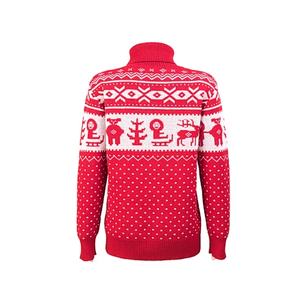 the back of the Christmas Wool Sweater