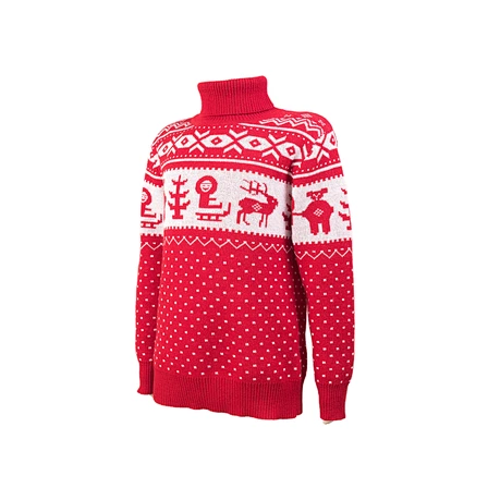 the side of the Christmas Wool Sweater