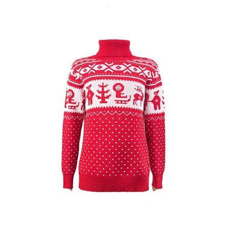 Custom Christmas Merino Wool Children's Sweater Jacquard
