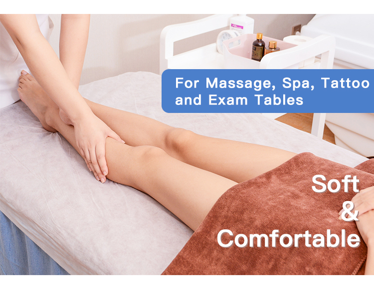 soft and comfortable massage table cover rolls