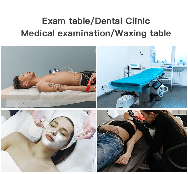 FUMO Patient Drape Sheet Applications: Exam Table, Dental Clinic Medical Examination, Waxing Table