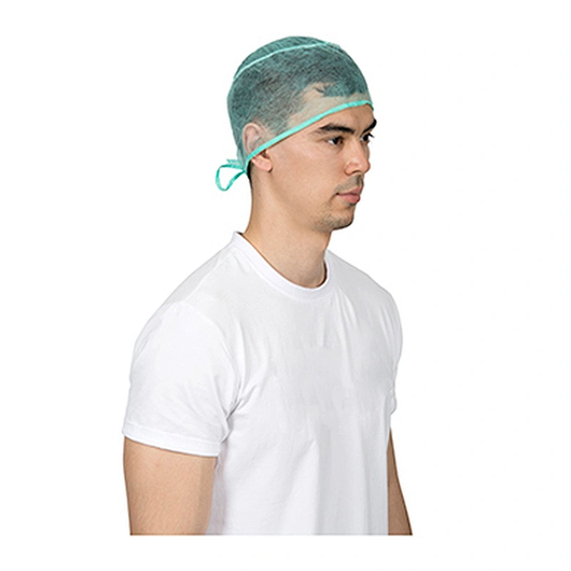 Surgeon Cap with elastic N62B02-1
