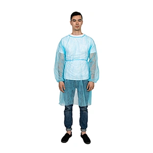 Isolation Gown with elastic cuffs N61A01-1