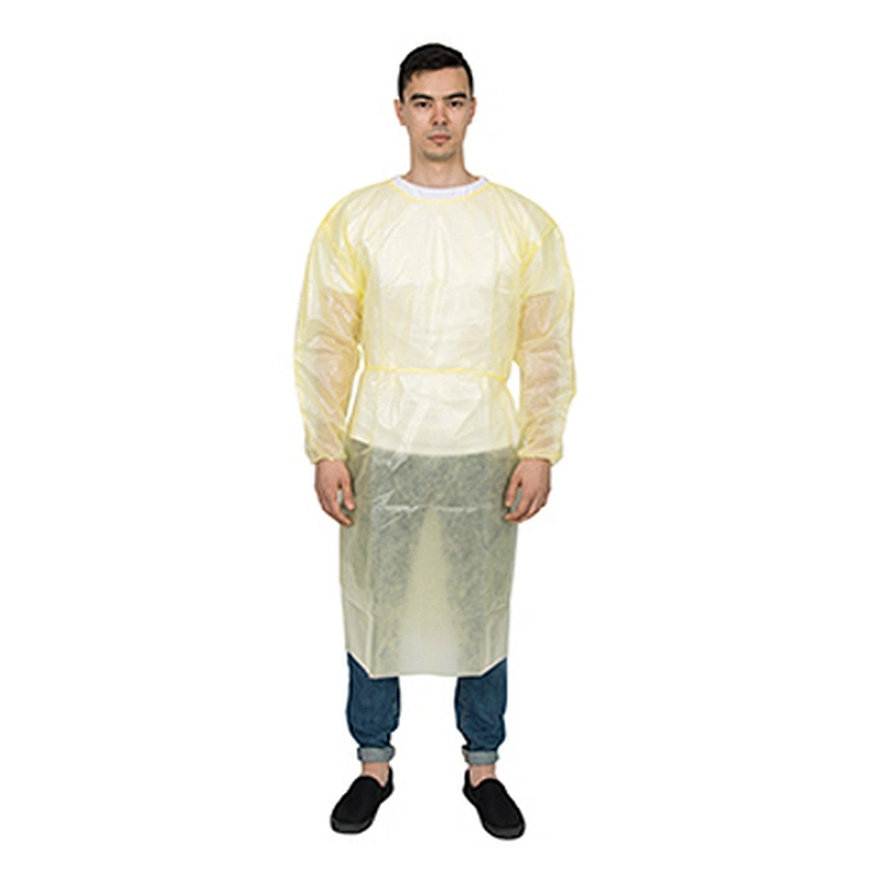 Ultrasonic Bonding Isolation Gown with knitted cuffs N61P02-2