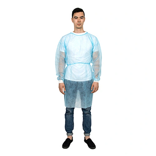 Isolation Gown with knitted cuffs N61A01-4