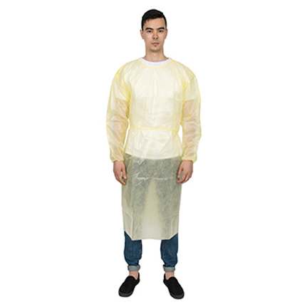 Isolation Gown with knitted cuffs N61A05-1