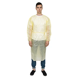 Isolation Gown with knitted cuffs N61A05-1
