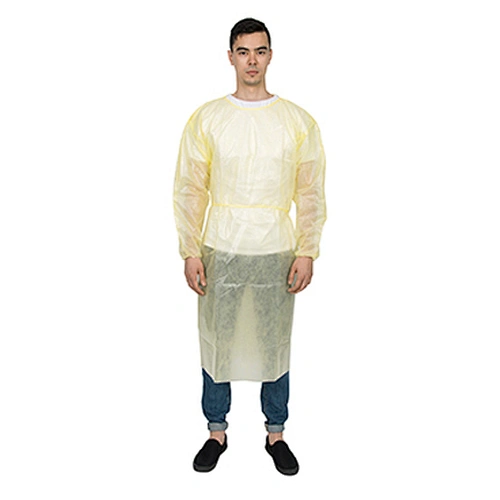 Isolation Gown with knitted cuffs N61A06-2