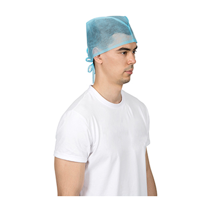 Surgeon Cap with fixed ties N62B01