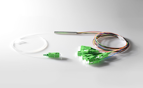 1x8 mini type PLC splitter with SC APC connector