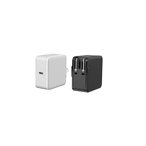 Gan 33W max with floding foot space-saving USB fast charger Travel wall Charger adapter And Smart Ic Charger